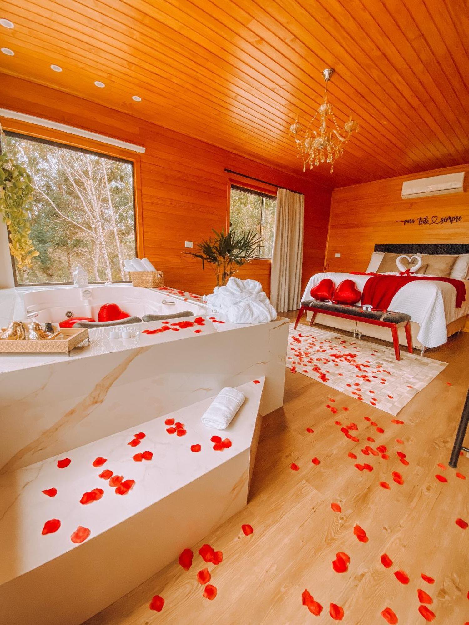 Cabana Romantica Na Serra Com Hidro, Lareira, Lagos E Trilhas Villa Bom Retiro  Eksteriør bilde